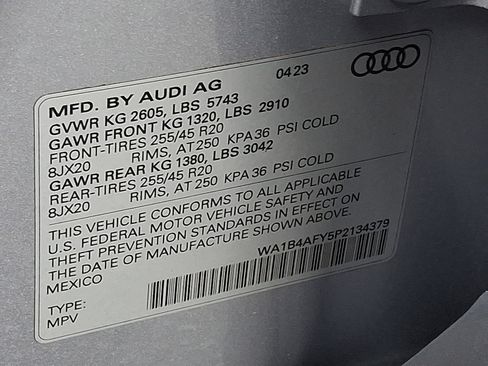 Certified 2023 Audi SQ5 Premium Plus AWD/4WD image 27