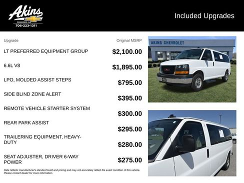 Certified 2025 GMC Savana 2500 LT w/ LT Preferred Equipment Group RWD image 2