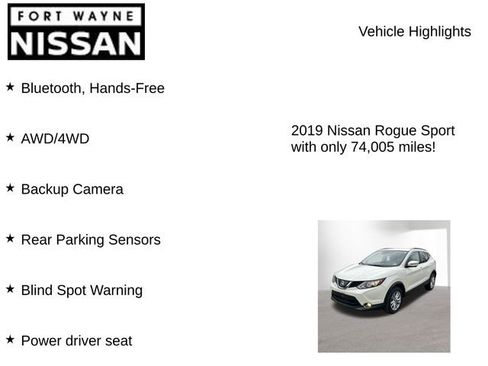 Used 2019 Nissan Rogue Sport SV w/ Technology Package image 7