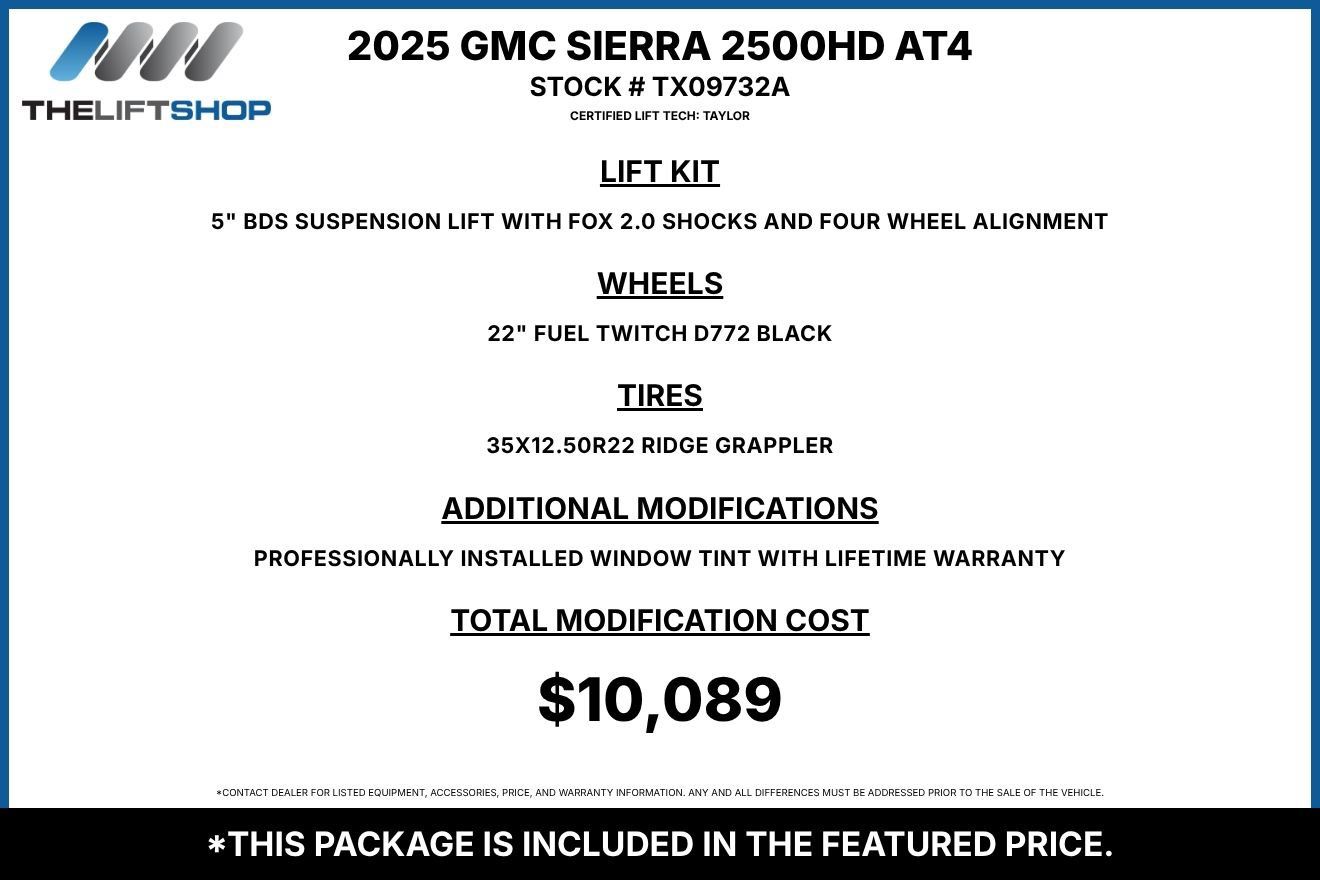 Used 2025 GMC Sierra 2500 AT4 w/ AT4 Premium Plus Package AWD/4WD image 2