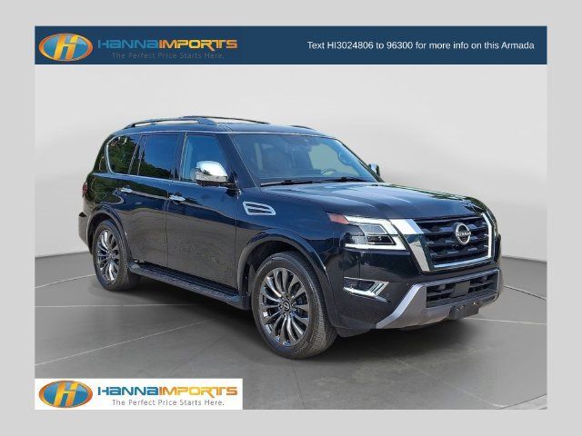 Used 2023 Nissan Armada Platinum w/ Captain's Chairs Package AWD/4WD image 1