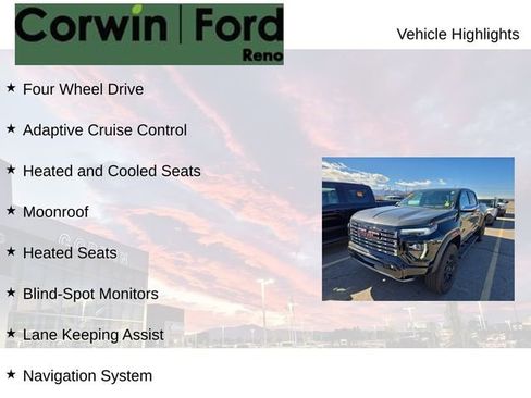 Used 2025 GMC Canyon Denali w/ LPO, Denali Black Edition image 7