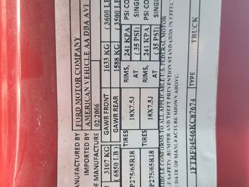 Used 2006 Ford F150 FX4 image 9