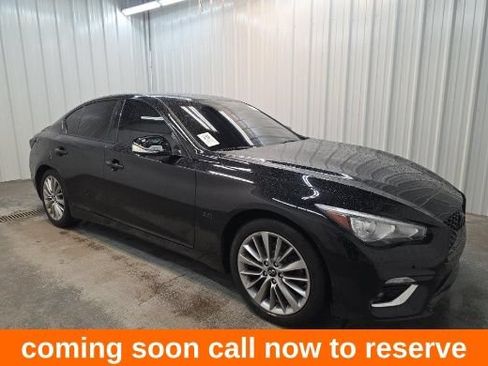 Used 2018 INFINITI Q50 Luxe w/ Essential Package (3.0T Luxe) AWD/4WD image 1