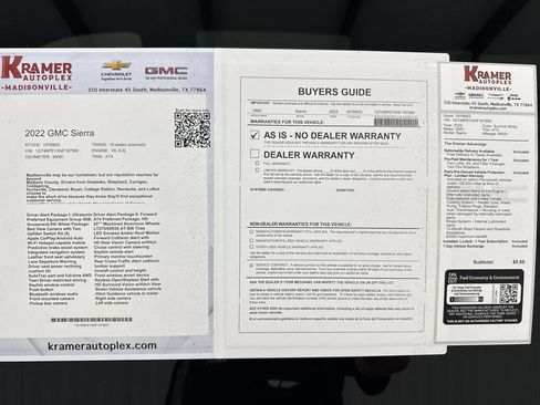 Used 2022 GMC Sierra 2500 AT4 w/ AT4 Preferred Package AWD/4WD image 35
