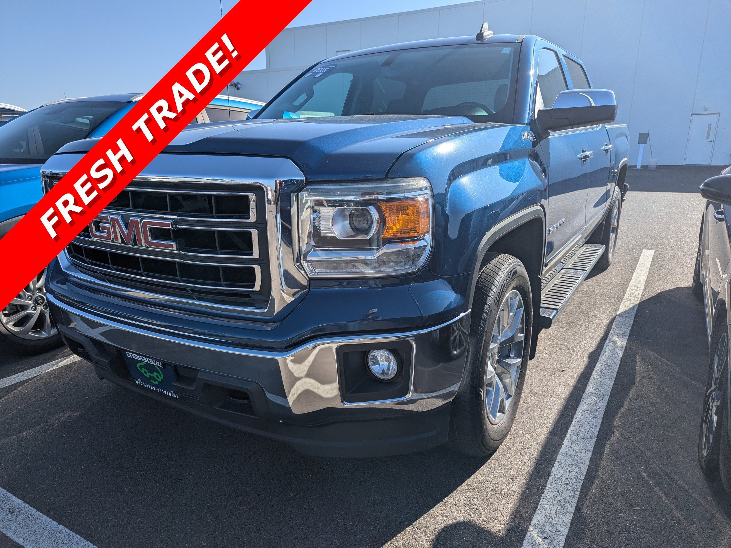 Certified 2015 GMC Sierra 1500 SLT w/ SLT Crew Cab Value Package AWD/4WD image 1