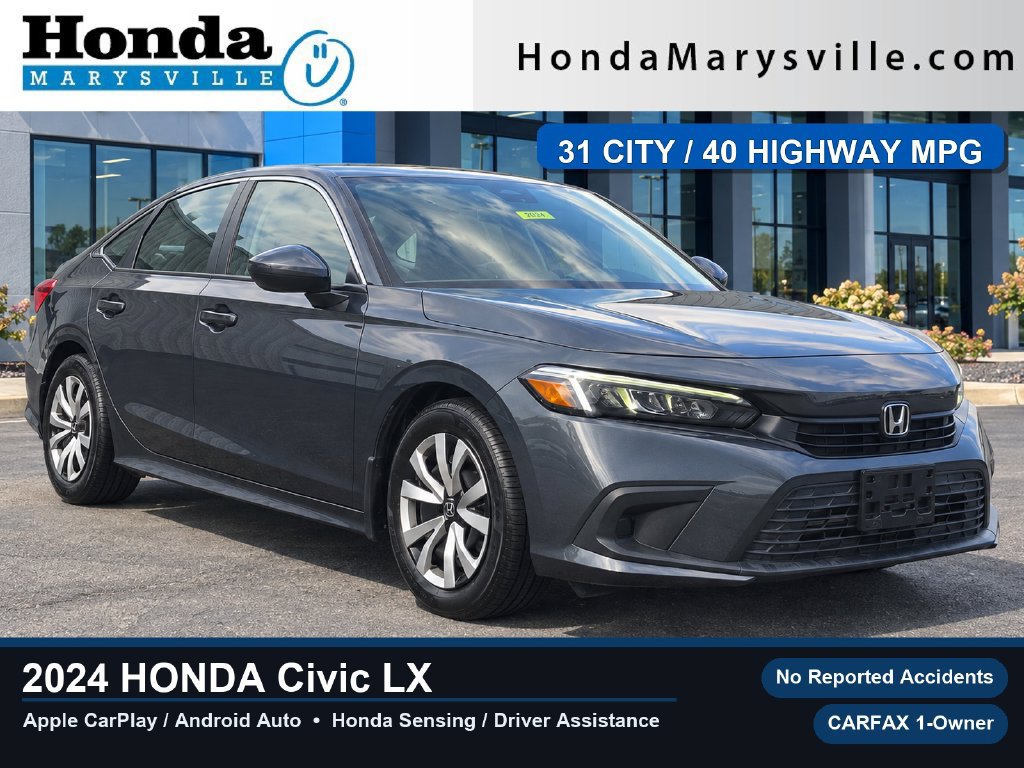 Used 2024 Honda Civic LX image 1