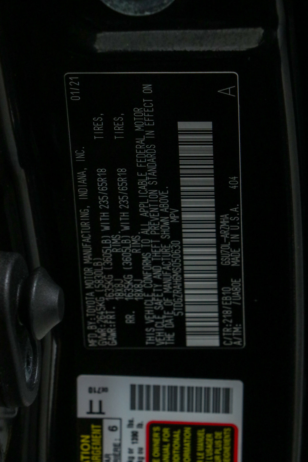 Used 2021 Toyota Highlander XLE FWD image 36