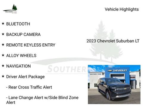 Used 2023 Chevrolet Suburban LT w/ Luxury Package RWD image 16
