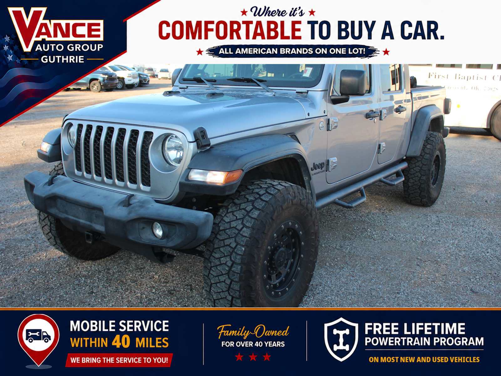 Used 2020 Jeep Gladiator Sport w/ Quick Order Package 24S AWD/4WD image 1
