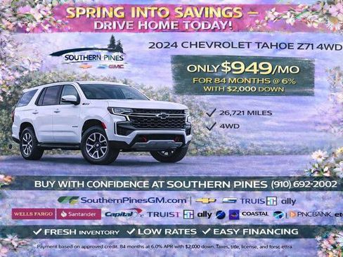 Used 2024 Chevrolet Suburban Z71 w/ Luxury Package AWD/4WD image 2