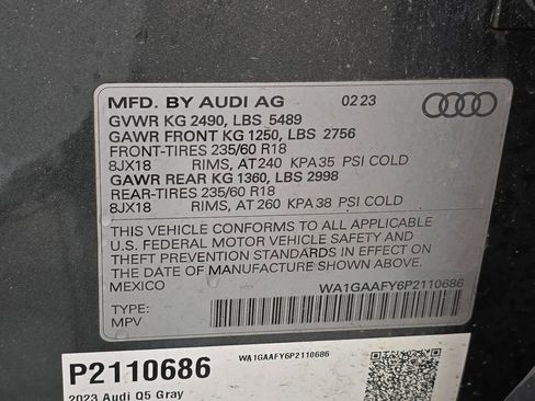 Used 2023 Audi Q5 2.0T Premium w/ Convenience Package image 33