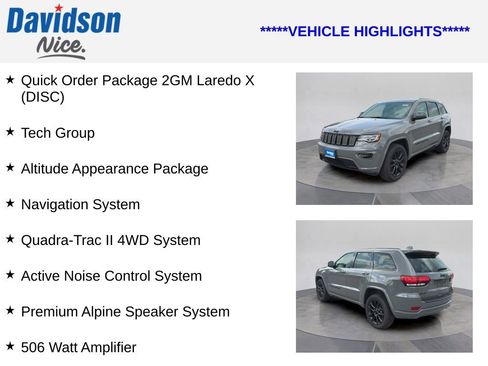 Used 2022 Jeep Grand Cherokee Laredo X AWD/4WD image 4