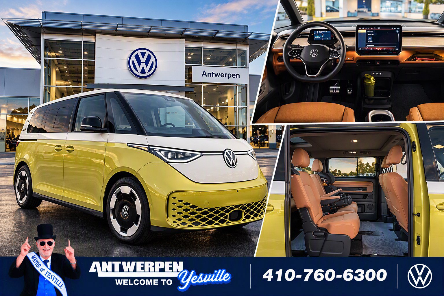 Used 2025 Volkswagen ID. Buzz Pro S Plus AWD/4WD image 1