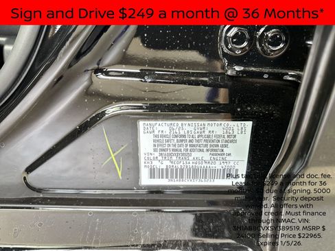 New 2025 Nissan Sentra SV w/ All-Weather Package image 37