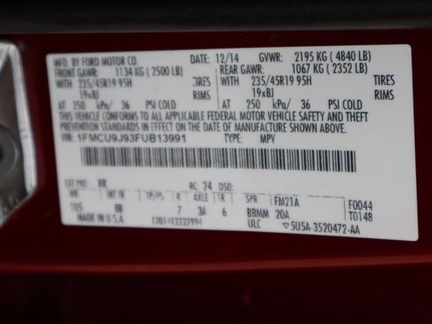 Used 2015 Ford Escape Titanium w/ Equipment Group 301A AWD/4WD image 45