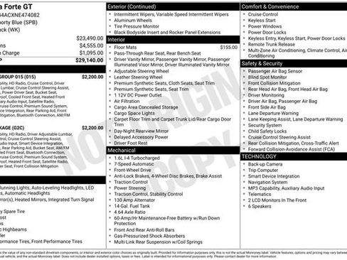 Used 2022 Kia Forte GT w/ GT2 Package FWD image 12