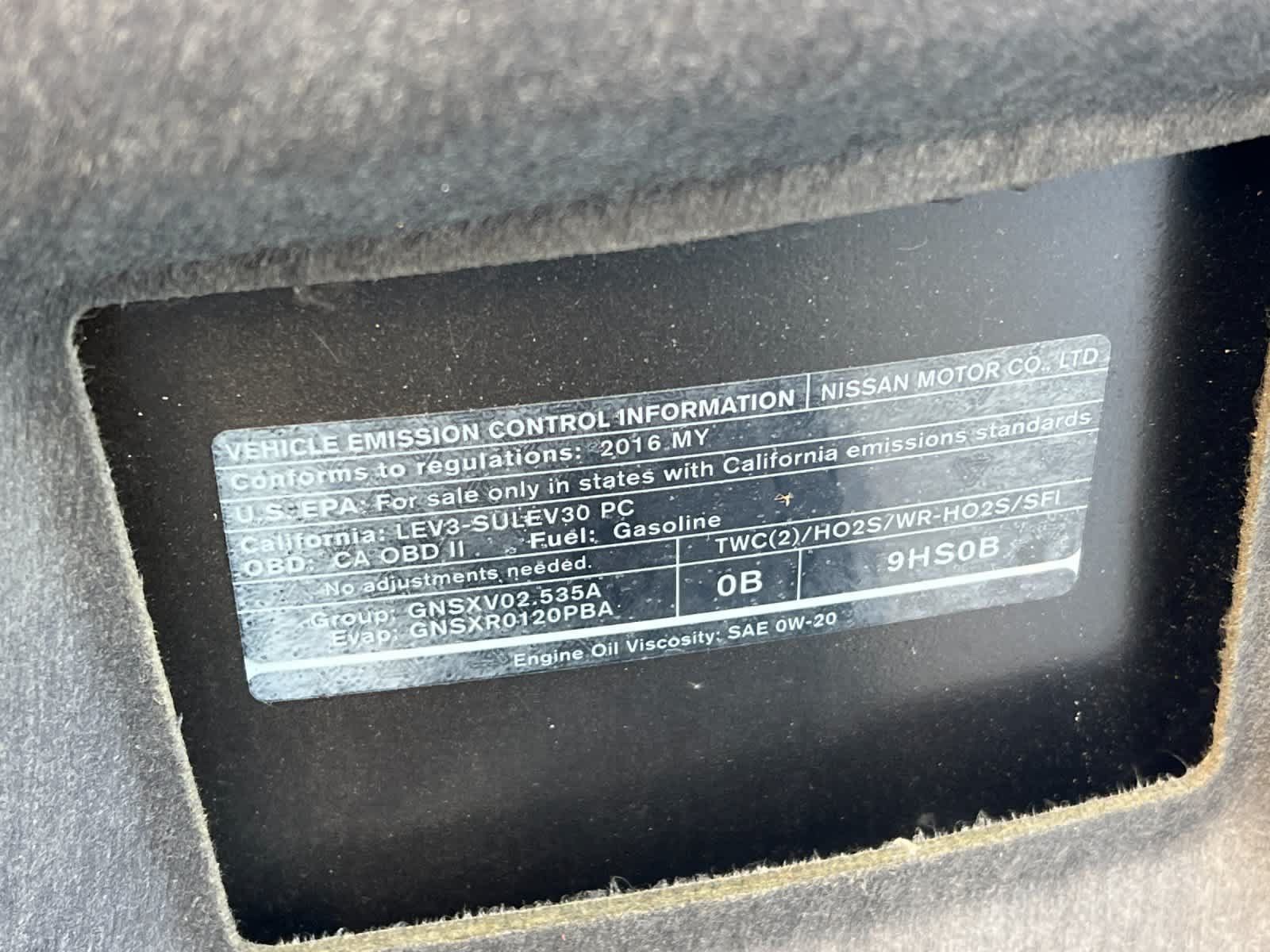 Used 2016 Nissan Altima 2.5 S w/ Power Driver Seat Package FWD image 22