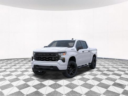 New 2026 Chevrolet Silverado 1500 Custom w/ Turbomax Blackout Package AWD/4WD image 2