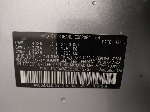 Used 2020 Subaru Legacy w/ Alloy Wheel Package image 33