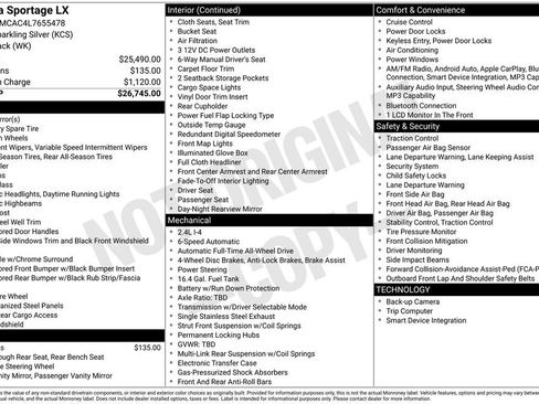 Used 2020 Kia Sportage LX image 2