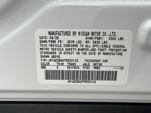 New 2026 Nissan Leaf w/ Floor Mat Package (S+) image 35