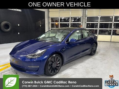 Used 2023 Tesla Model 3 Performance AWD/4WD image 1