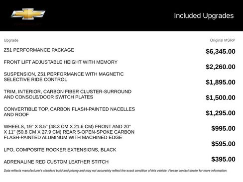 Used 2022 Chevrolet Corvette Stingray Premium Conv w/ Z51 Performance Package image 10