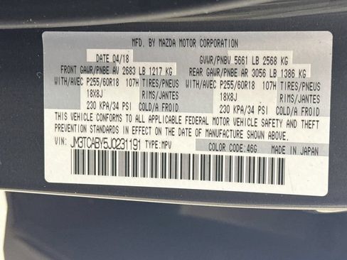 Used 2018 MAZDA CX-9 Sport FWD image 30