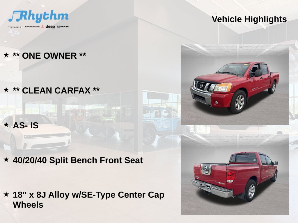 Used 2010 Nissan Titan SE w/ SE Premium Utility Pkg RWD image 5