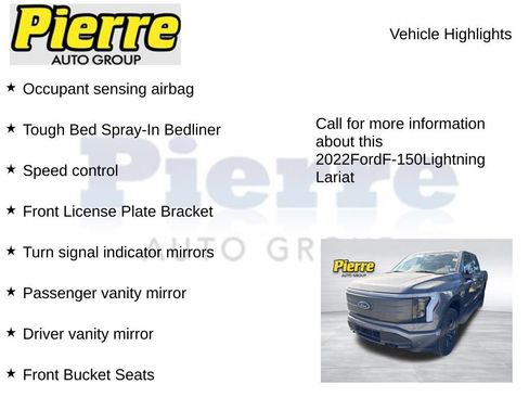 Used 2022 Ford F150 Lightning Lariat AWD/4WD image 4