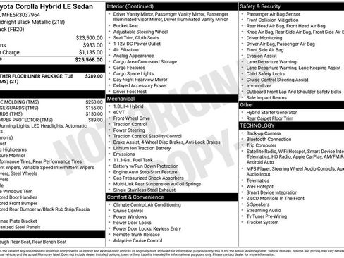 Used 2024 Toyota Corolla LE FWD image 2