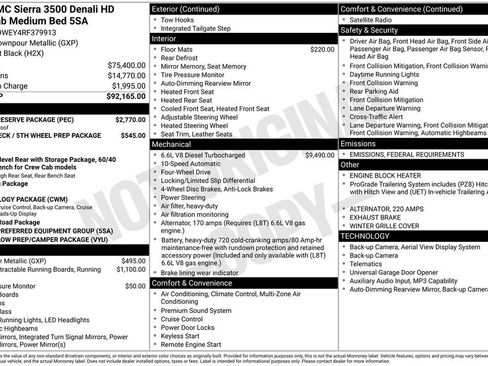 Certified 2024 GMC Sierra 3500 Denali w/ Denali Reserve Package image 14