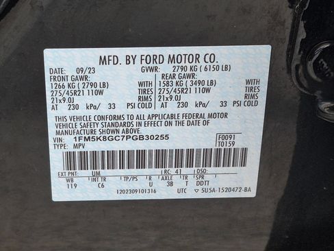 Used 2023 Ford Explorer ST w/ Equipment Group 401A AWD/4WD image 35
