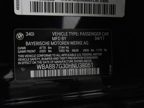 Used 2017 BMW 340i xDrive Sedan AWD/4WD image 41