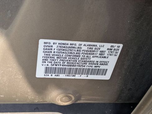 Used 2011 Honda Pilot EX image 10