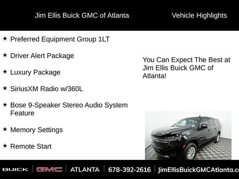 Used 2022 Chevrolet Suburban LT w/ Luxury Package image 5