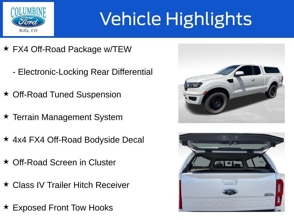Used 2019 Ford Ranger Lariat w/ FX4 Off-Road Package AWD/4WD image 12