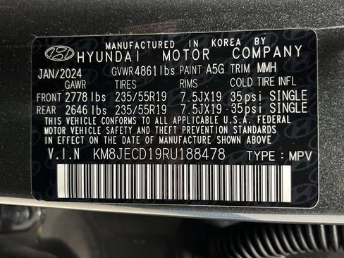 Used 2024 Hyundai Tucson Limited image 39