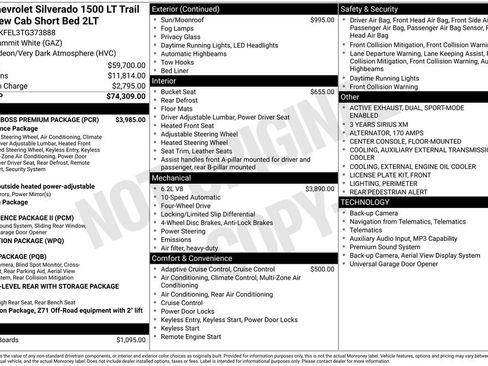 New 2026 Chevrolet Silverado 1500 LT Trail Boss w/ LT Trail Boss Premium Package AWD/4WD image 25
