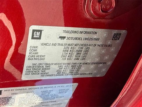 Used 2021 GMC Sierra 1500 SLT w/ SLT Premium Plus Package image 25