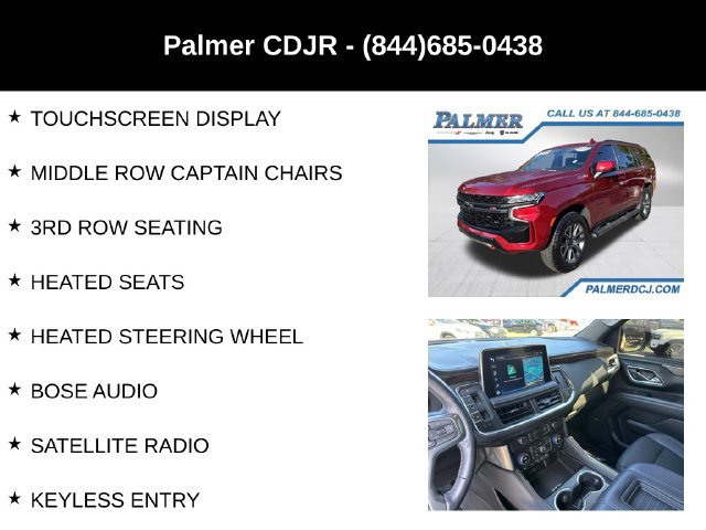 Used 2022 Chevrolet Tahoe Z71 w/ Luxury Package AWD/4WD image 12