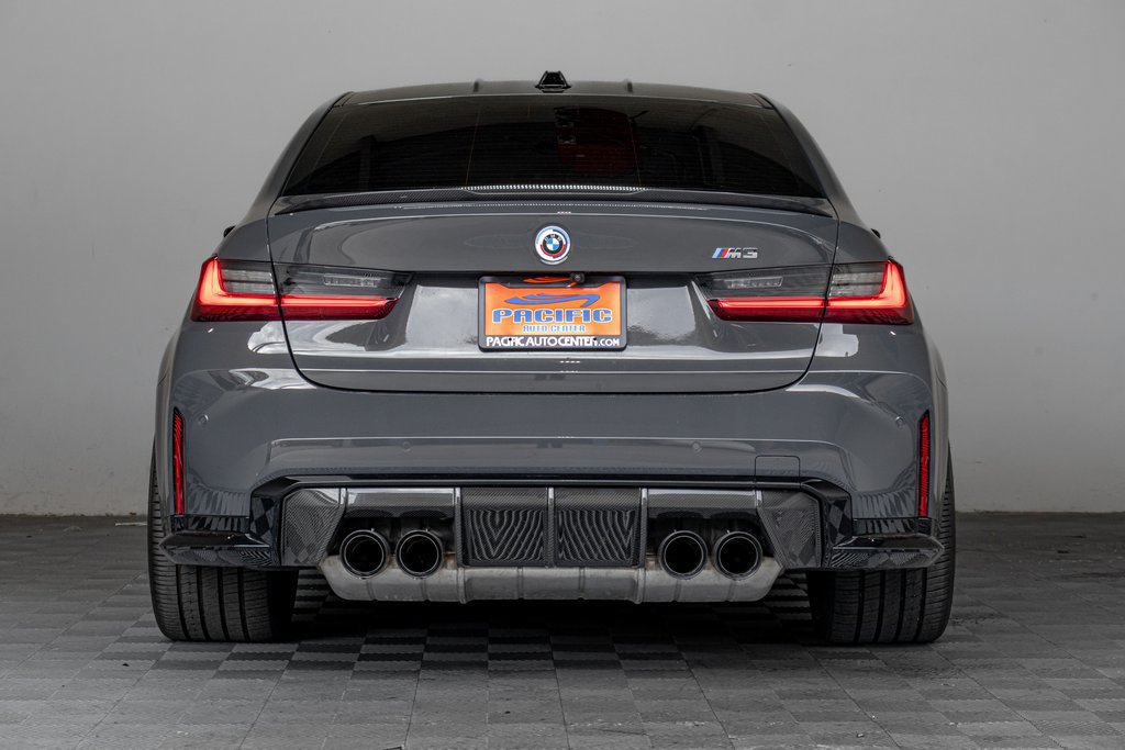 Used 2023 BMW M3 w/ M Carbon Exterior Package RWD image 16