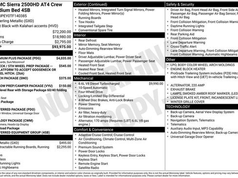 Used 2026 GMC Sierra 2500 AT4 w/ AT4 Premium Plus Package AWD/4WD image 48