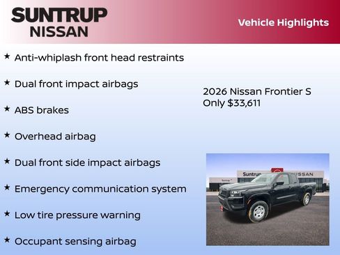 New 2026 Nissan Frontier S image 16