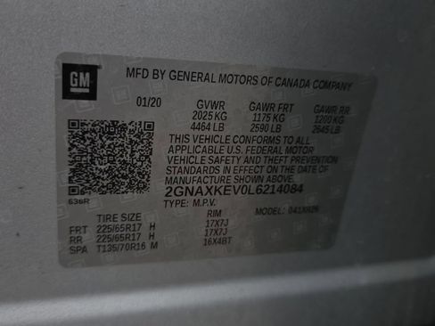 Used 2020 Chevrolet Equinox LT image 20