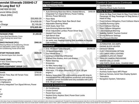 Used 2025 Chevrolet Silverado 2500 LT w/ Safety Package AWD/4WD image 36