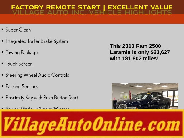 Used 2013 RAM 2500 Laramie w/ Convenience Group AWD/4WD image 8