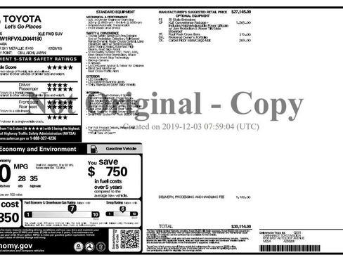 Used 2020 Toyota RAV4 XLE w/ Convenience Package image 3