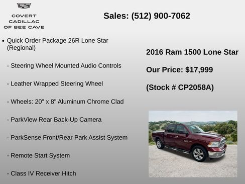 Used 2016 RAM 1500 Lone Star AWD/4WD image 24